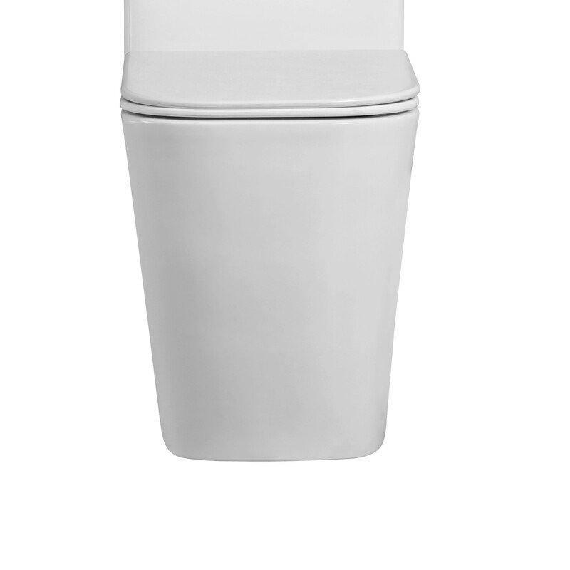 Чаша унітазу-компакту Mixxus Quadro-0404-T1 Bowl 660х360х820 Tornado 1.0 без сидіння (MI8342) ( 15224 ) Харків - фото 2