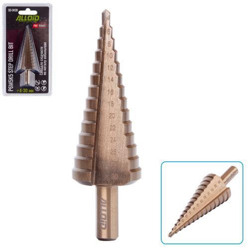 Alloid Pro. Свердло ступеневе по металу кобальтове Р6М5К5, 4-30мм Одеса - фото 1