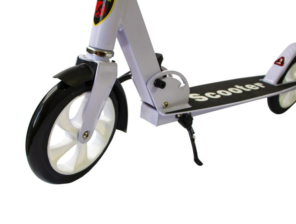 Двухколесный складной самокат SS-05, от Scale Sports. Белого цвета Одесса - изображение 5