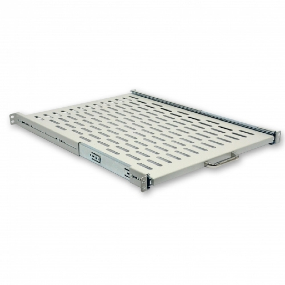 Полиця висувна 19" CMS UA-SHSL-600G 1U 600 мм, сіра Київ - фото 1