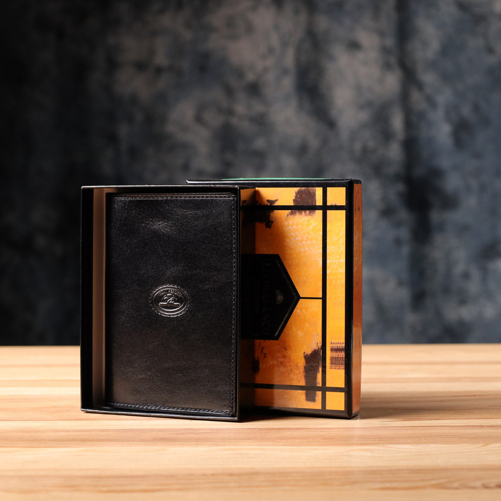 Красива обкладинка на паспорт із глянсової натуральної шкіри Tony Perotti 20891_1 (1597 nero) Чорний Київ - фото 9