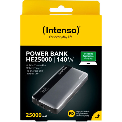 Батарея универсальная Intenso HE25000 25000mAh PD/3.1/140W + cable with a built-in E-marker chip (7350060) Винница - изображение 5