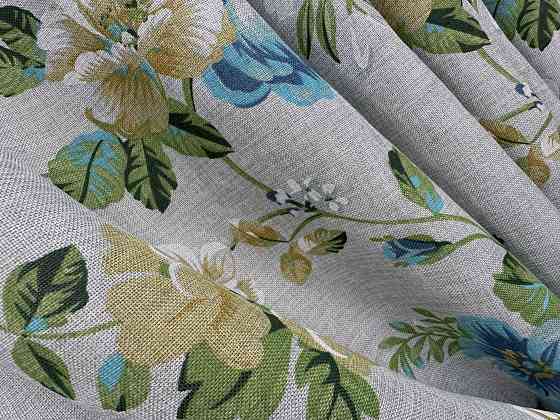 Комплект штор VR-Textil Лен Прованс 200х270 2шт и Тюль 500х270 2082ш-1908т Разноцветный 71-211/6 Киев