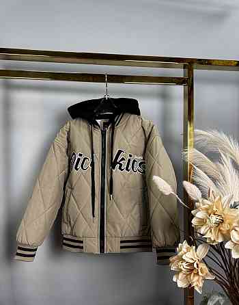 Куртка бомбер  для мальчиков бежевый 122,128,134,140 Николаев