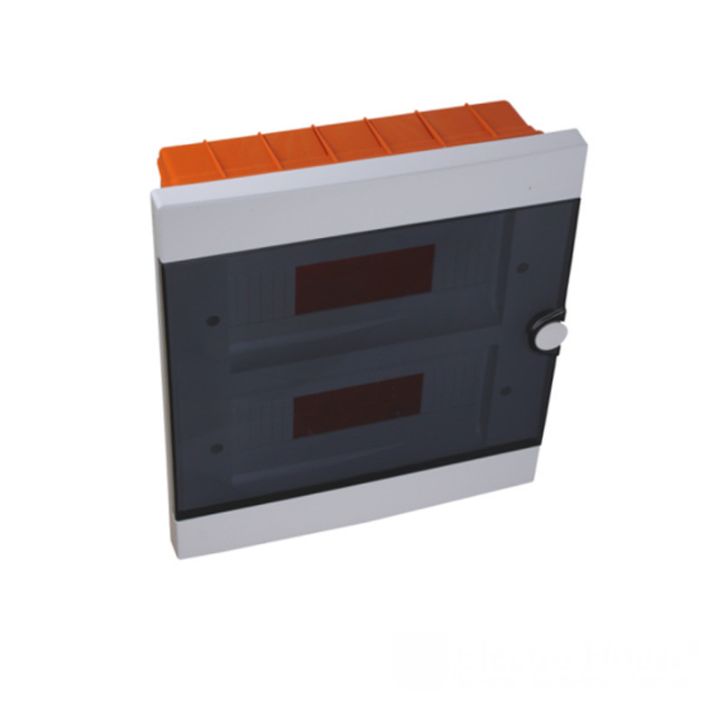 Бокс модульный пластиковый для 24 модулей, встроенный монтаж Днепр - изображение 1