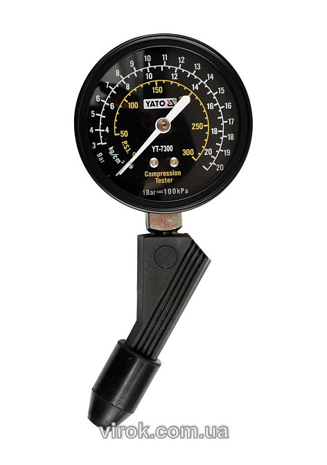 Компресометр для бензинових двигунів YATO, P = 21 Bar(DW) Одеса - фото 1