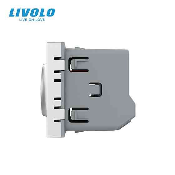 Безконтактний сенсорний вимикач LIVOLO Sense, сірий, 5А 230В, з нейтраллю, дальність спрацювання до 8 см (VL-FCU1-2IP) Коломия