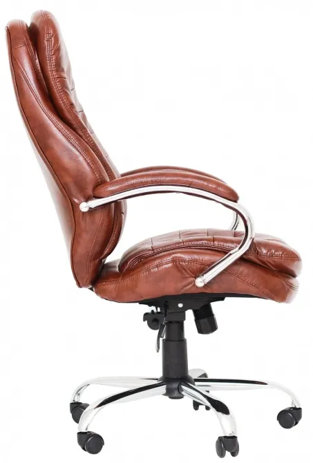 Офісне Крісло Керівника Richman Valencia В Хром М2 AnyFix Коричневий Київ - фото 3