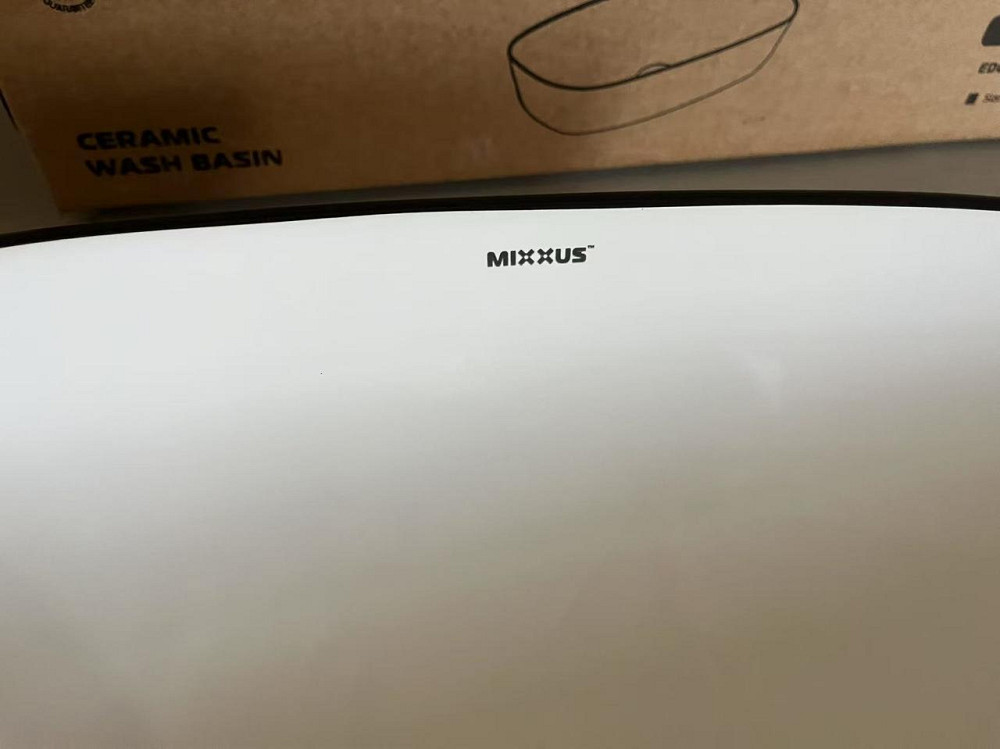Раковина накладна Mixxus Premium DIVERSE-0111 EDGE BLACK 600х380х140mm   ( MP6562 ) 31057 Харьков - изображение 2
