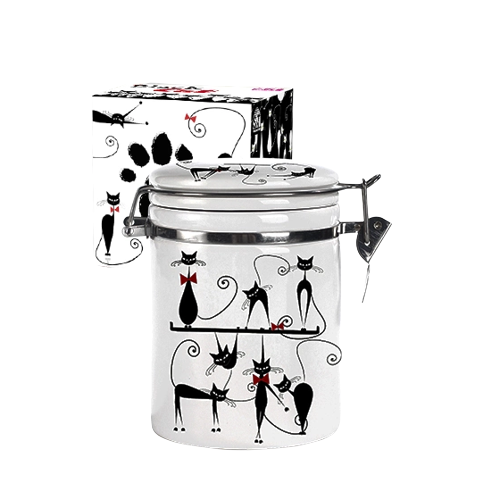 Ємність для сипучих продуктів Чорна кішка 750мл d9,5см/h11см S&T 629-12 Житомир - фото 1