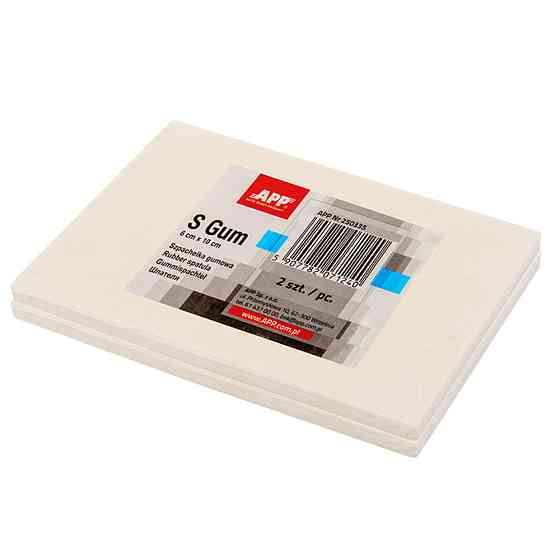 Шпателя гумові (набір 2шт) "S Gum" 6х10х0,5см білі APP, 250335 Вінниця