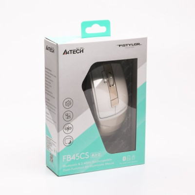 Мишка A4Tech FB45CS Air2 Bluetooth/Wireless Cream Beige (4711421999441) Вінниця - фото 9