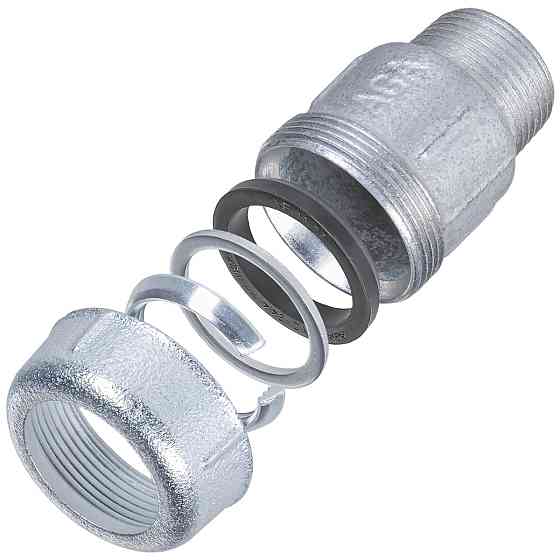 Соединение прямое зажимное с наружной резьбой DN25(31,2-34,4 мм) х 1″ AK AGAflex (000005735) Киев