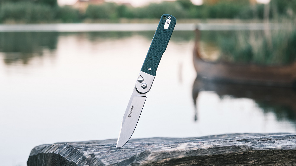 Ніж складаний Ganzo G767-GB зелений Киев - изображение 2