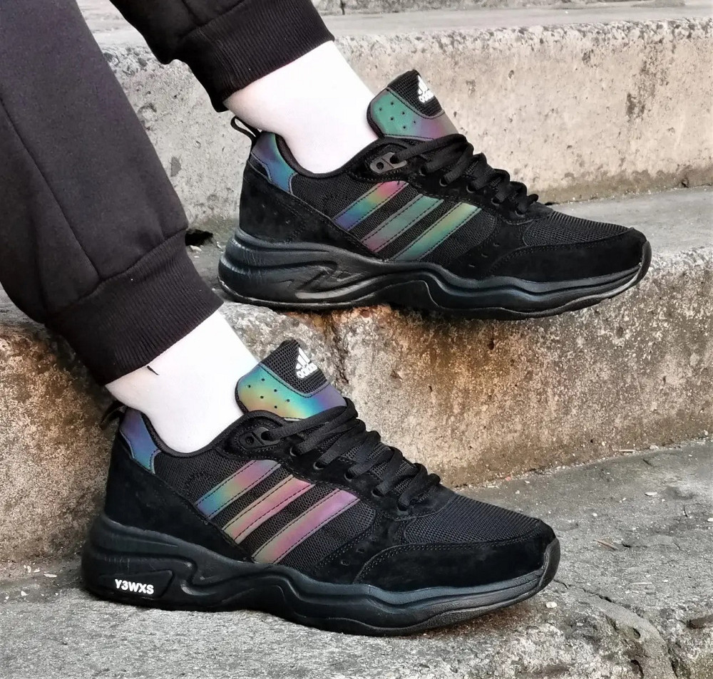 Кросівки Adidas Чорні Хамелеон Чоловічі Адідас Y3WXS (розміри: 42,43,45) Дніпро - фото 1