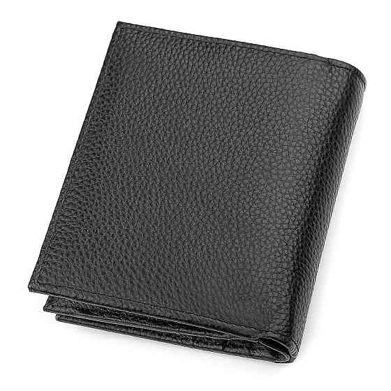 Гаманець жіночий компактний Чорний (ST Leather) Київ