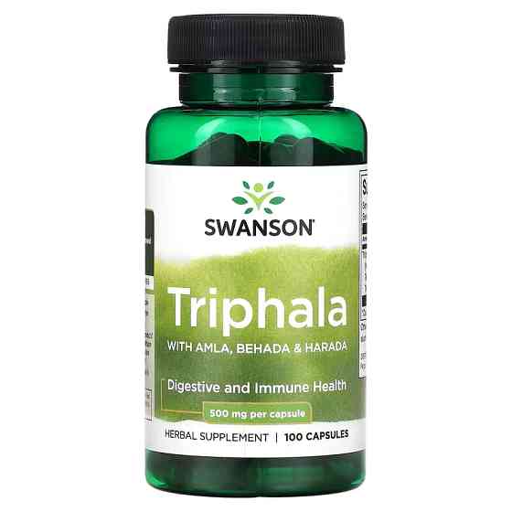 Swanson Triphala with Amla, Behada & Harada 500 мг 100 капсул Луцк