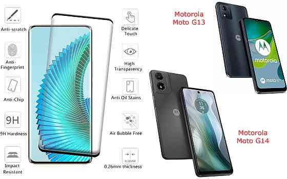 Захисне скло HyperGlass Pro для Motorola Moto G13, Moto G14 – максимальна чутливість та захист Київ