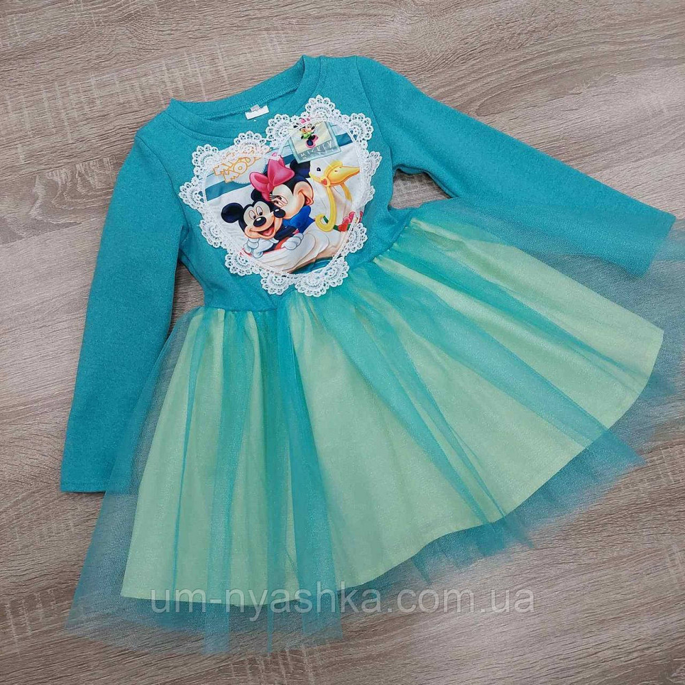 Детское платье с фатином 