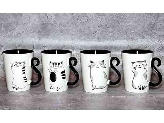 Чашка 330мл 4160-60 BLACK BLACK CAT ТМ SNT Київ