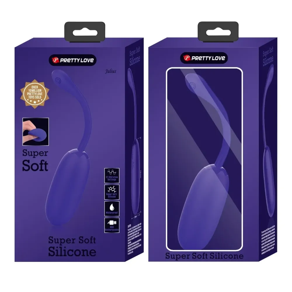 Перезаряжаемое вибро яйцо Pretty Love - Julius EGG Purple, BI-014653-3 Sex Aura Киев - изображение 10