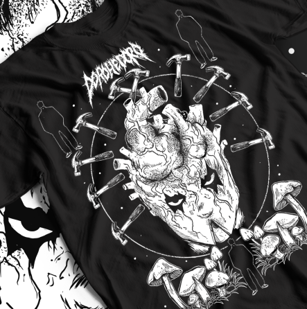 Футболка для мальчика аниме Дорохедоро Велкоме То Кхаос оверсайз (рост от 165 до 180 ) Черний AnimeJ0668m Днепр