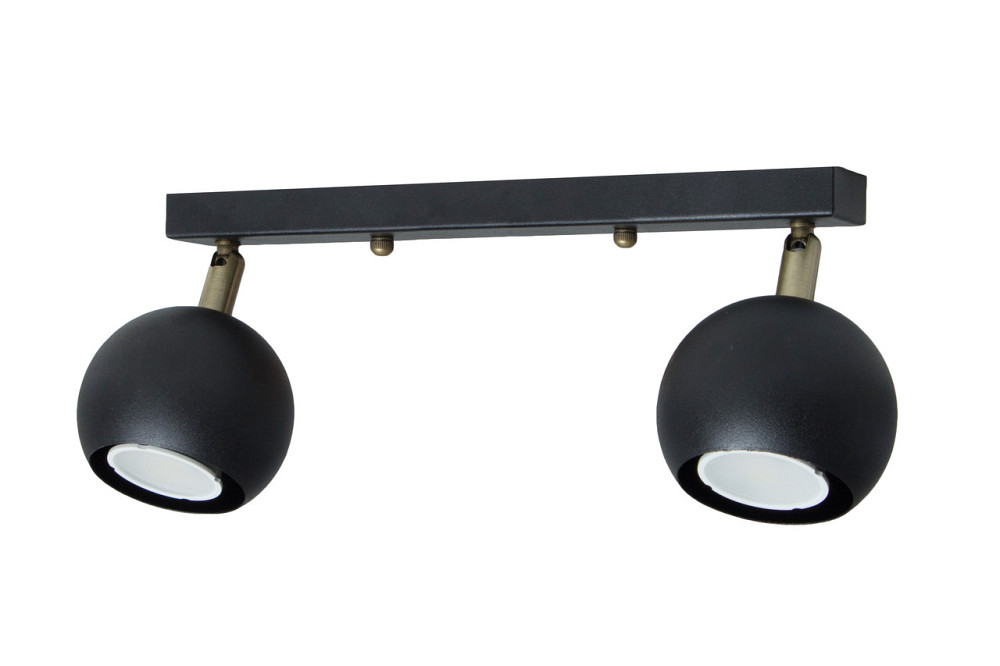 Світильник на планці з поворотними плафонами Е27-2 Core NL 11151-2 BK Київ - фото 1