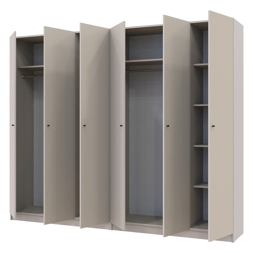 Комплект шаф для одягу Doros Промо (2 шт.) 270х48х204 см Кашемір (DRS-011216) Дніпро - фото 4