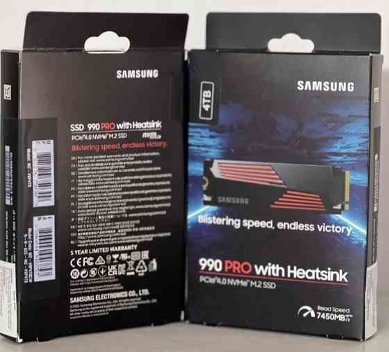 SSD Накопитель Samsung 990 PRO With Heatsink 4TB (MZ-V9P4TOCW) Київ