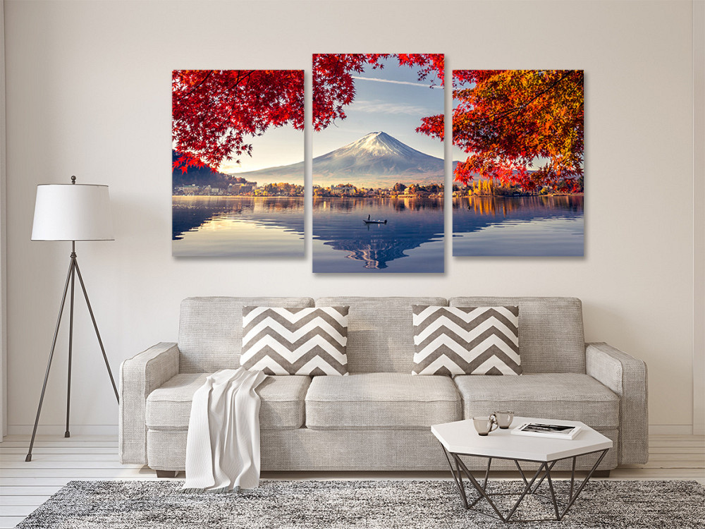 Модульная картина в гостиную / спальню  Гора Фудзіяма   Art-709_3 70x130 см Київ - фото 2