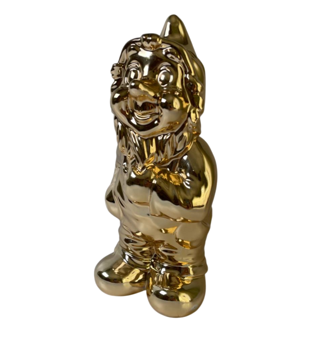 Фігура Золотий гном "Задумливий" 28 см Рівне - фото 2