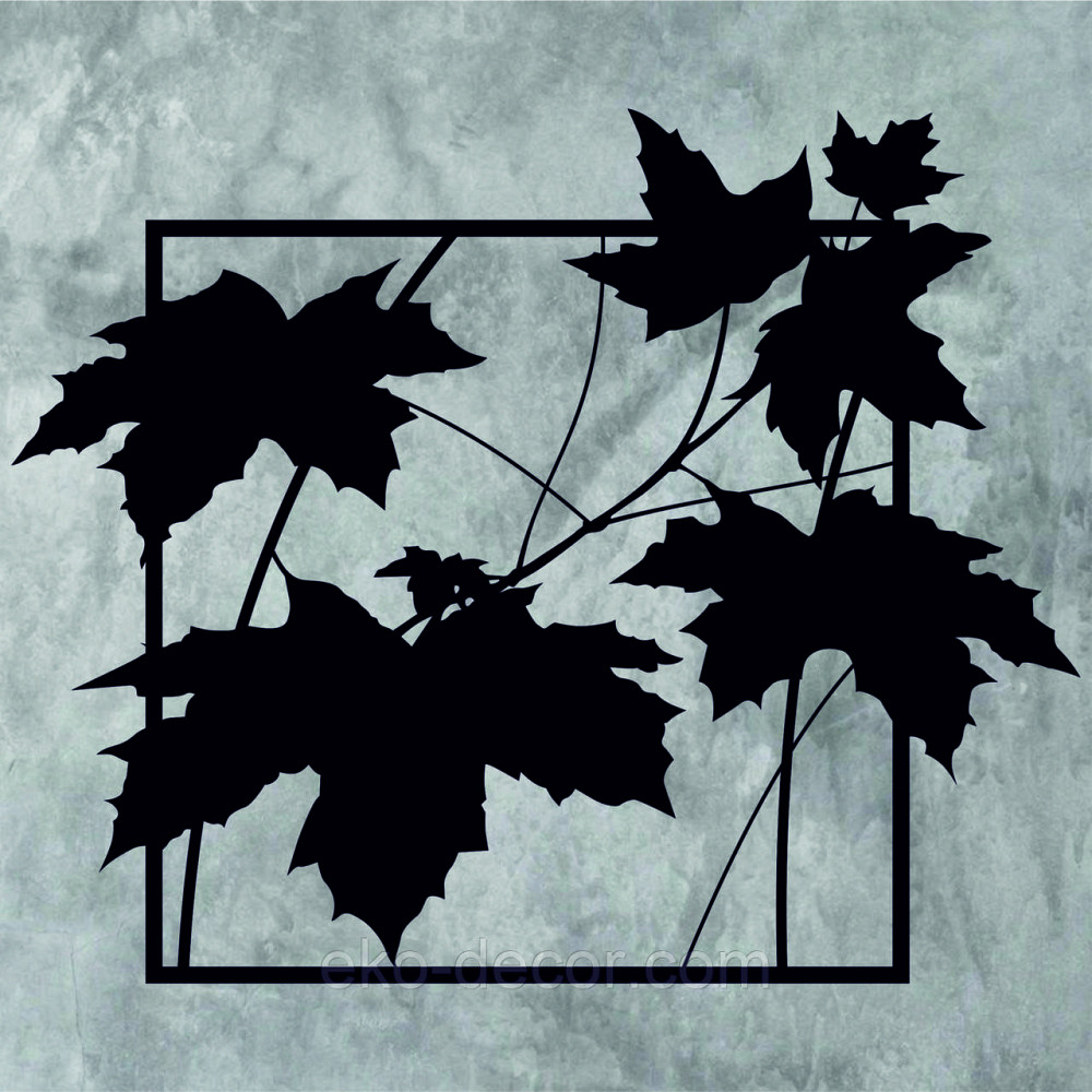 Декоративне настінне Панно «Листя» Декор на стіну Київ - фото 5