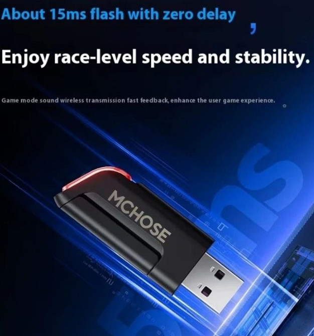 MCHOSE V9 Pro‼️ГАРАНТІЯ‼️Steel Black бездротові ігрові навушник. Киев - изображение 6