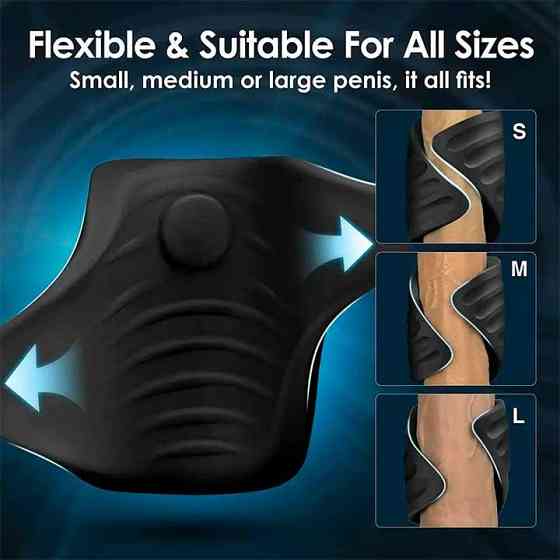 Смарт насадка - мастурбатор на пенис с вибрацией Love Spouse Винница