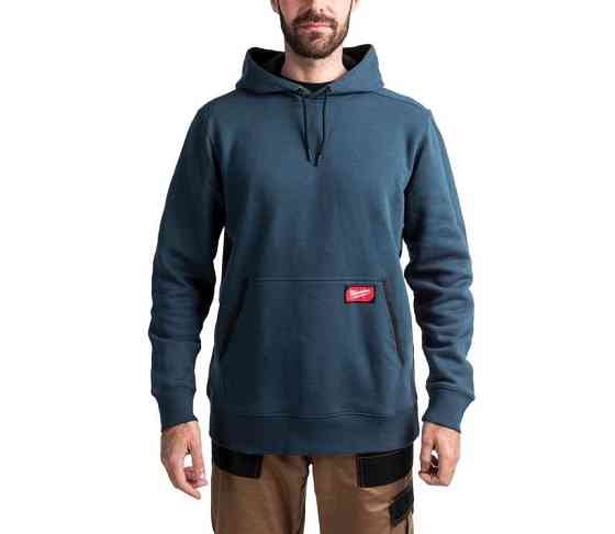 Толстовка WHMW MILWAUKEE, з капюшоном, синя, розмір L Одесса
