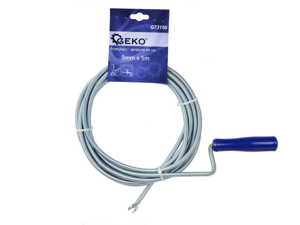 Тросик чистки каналізації "GEKO" довжиною  5 метрів діаметром 9 мм Київ - фото 1