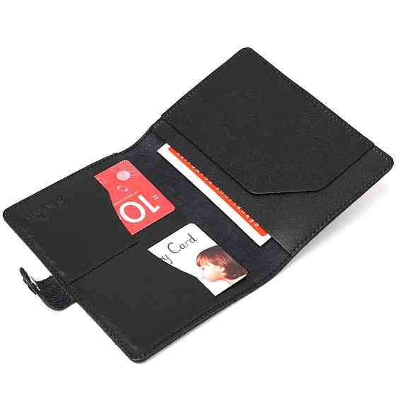 Удобный мужской тревел-кейс из натуральной кожи Shvigel 16523 Черный Киев