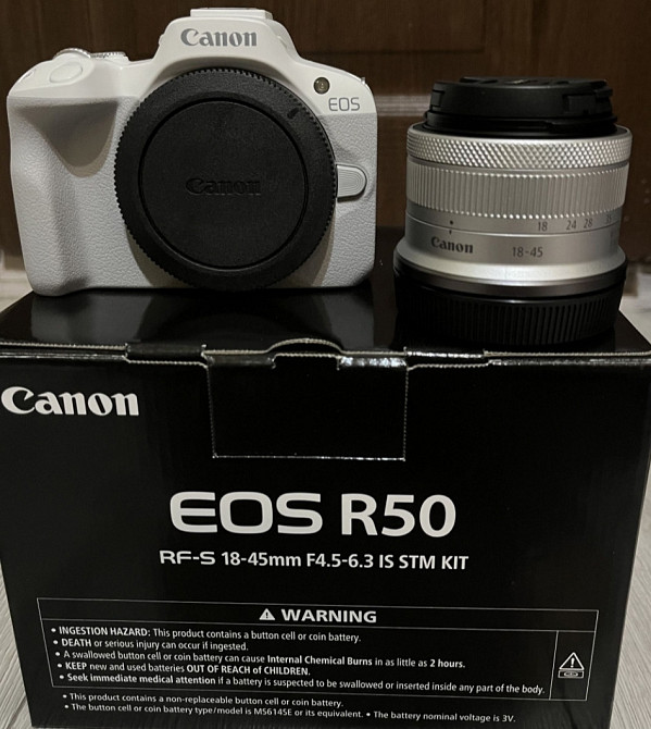 Фотоаппарат НОВИЙ Canon EOS R50 з об'єктив + RF-S 18-45mm f/4.5-6.3 IS STM Киев - изображение 8