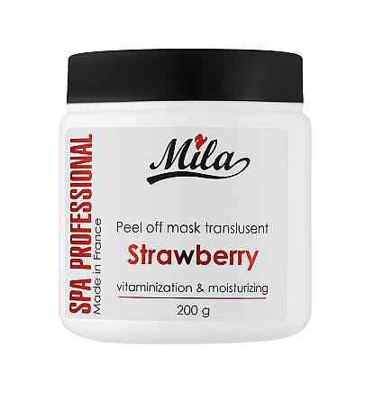 Альгинатная маска Клубника Mask peel-off translucent strawberry Mila Perfect 200 г Винница