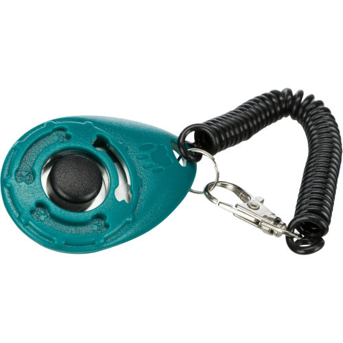 Клікер Trixie для собак з карабіном і спіральним тросом Київ - фото 3