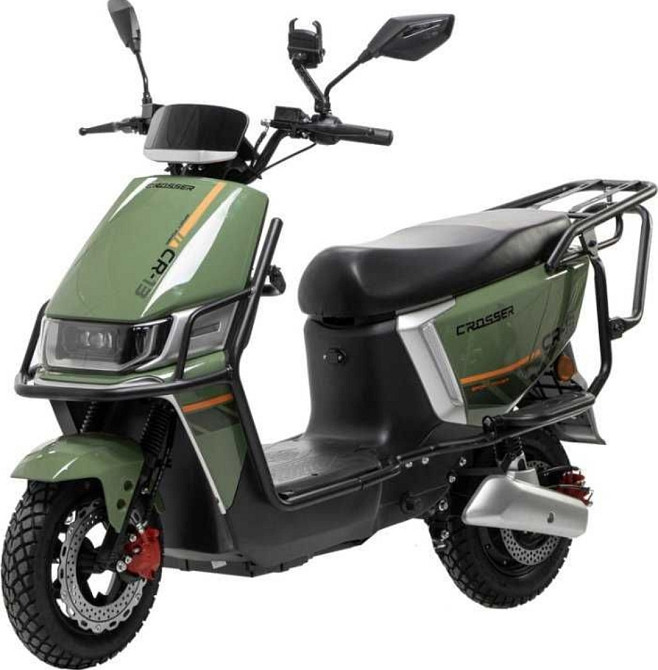 НОВИНКА 2025! Електроскутер Crosser CR-13 (2000W 72V/24Ah) - Зелений. Харків - фото 4