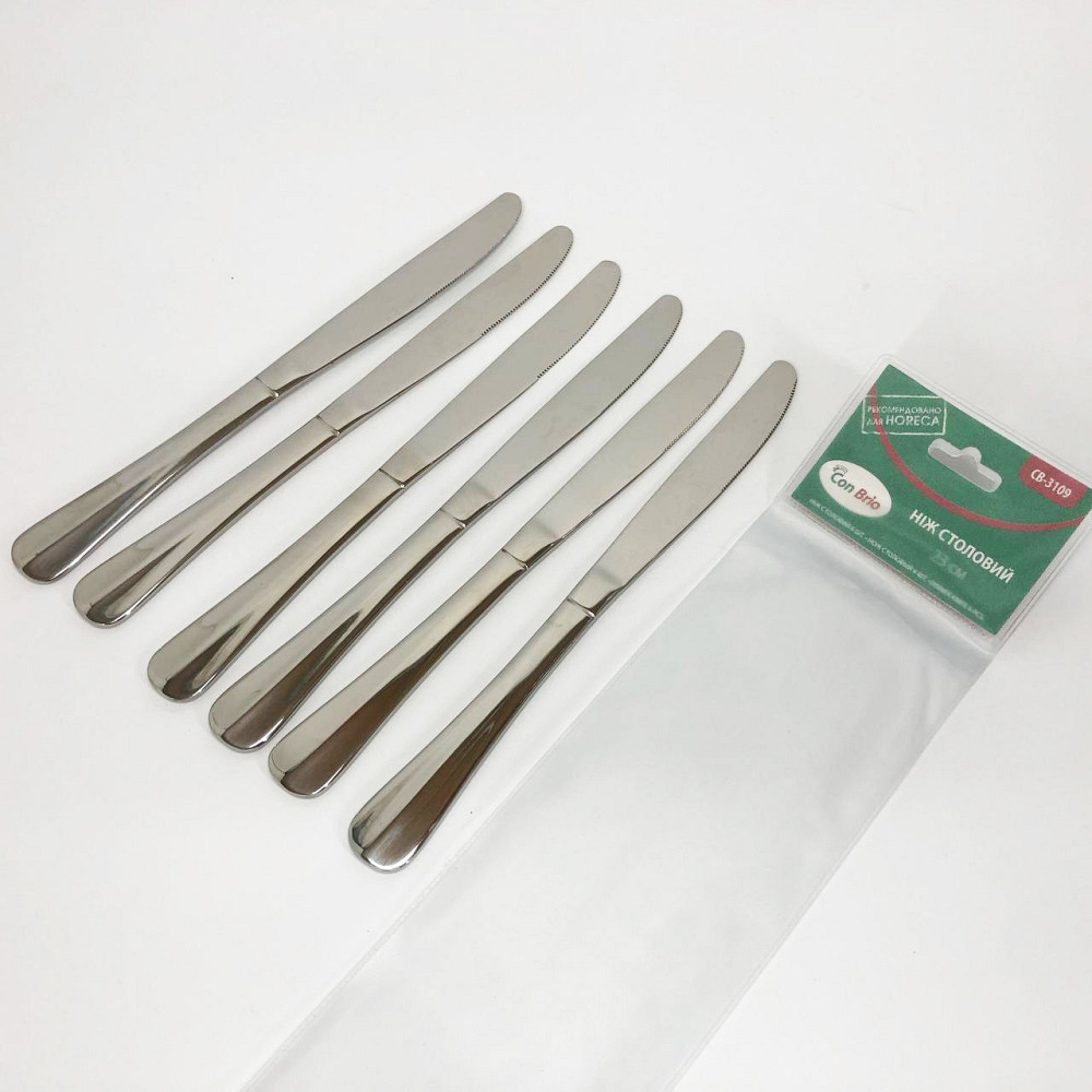 Набір столових ножів Con Brio 6шт CB-3109 WJ-38 Івано-Франківськ - фото 2