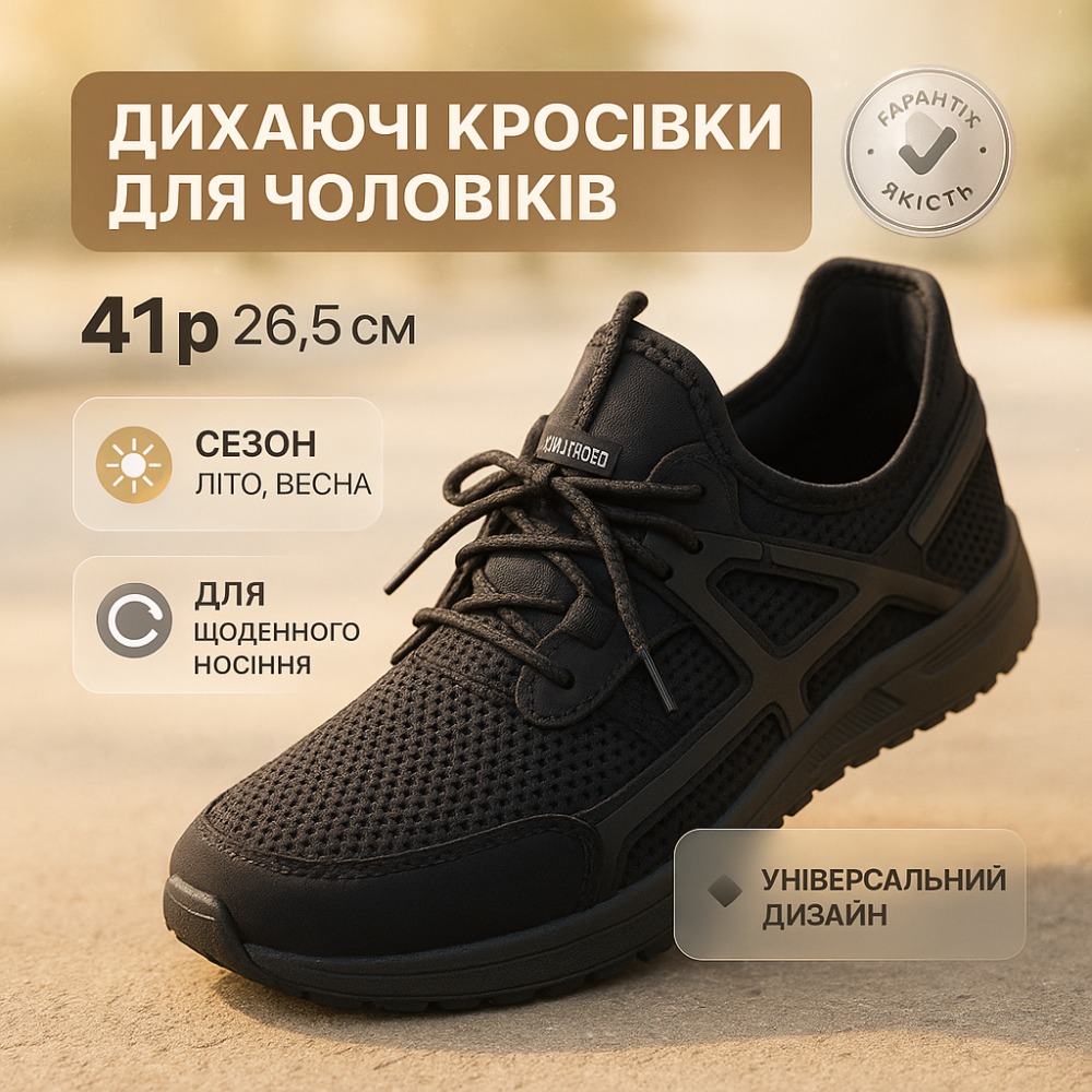 Тонкие кроссовки 41р 26.5см, Летние удобные тканевые кеды, Мужские тканевые кроссовки носок PN-98 Львов - изображение 7