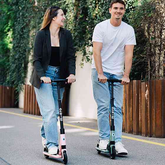 Самокат Micro складаний серії Sprite Suspension – Рожевий Дніпро