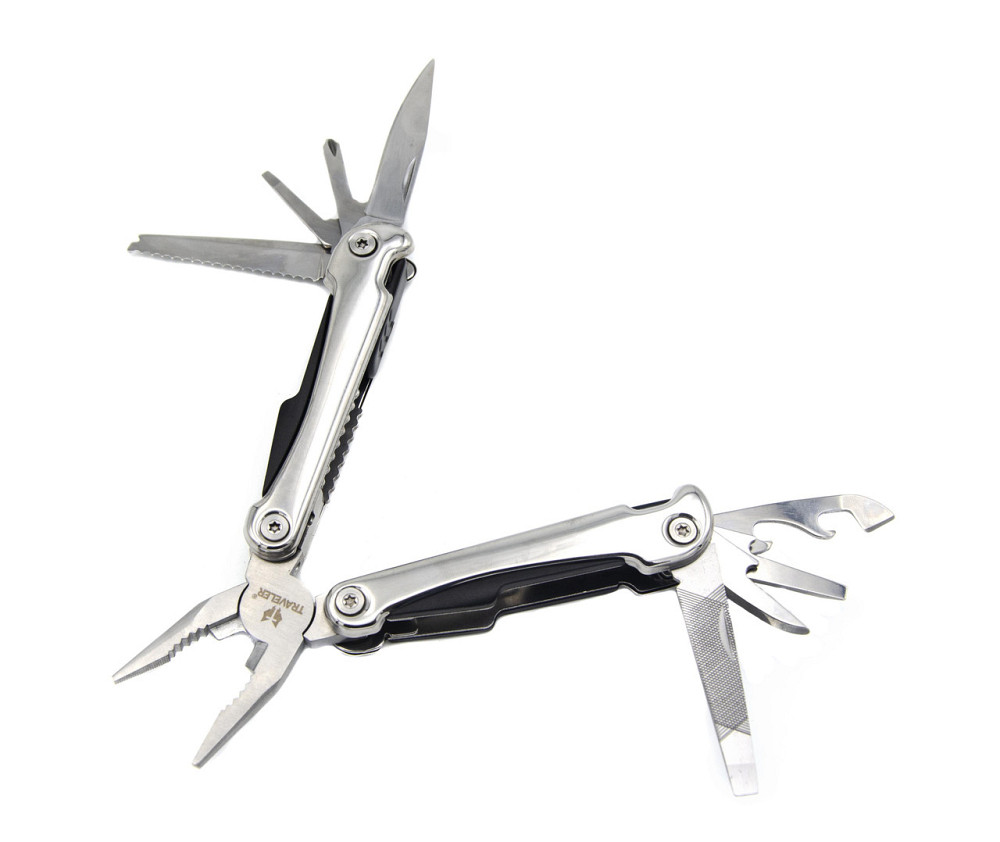 Мультитул Traveler A803 Чорний з насадками Дніпро - фото 3