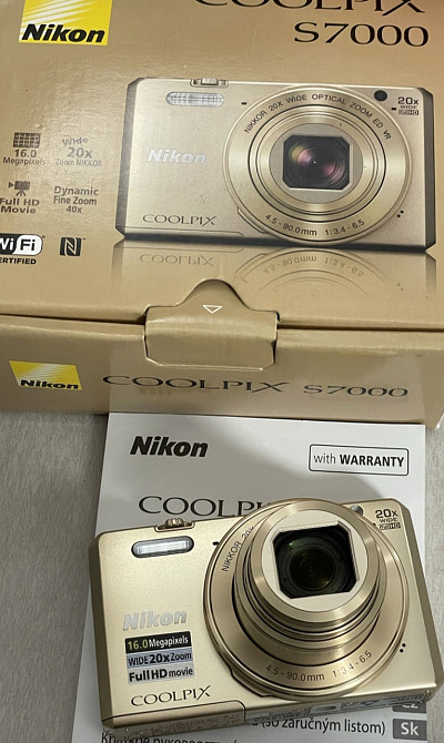 Фотоапарат Nikon COOLPIX S 7000 Wi-Fi Новий! Київ - фото 1