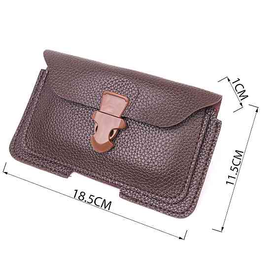 Чехол для телефону на пояс з еко-шкіри 21269 Vintage Коричневий Київ