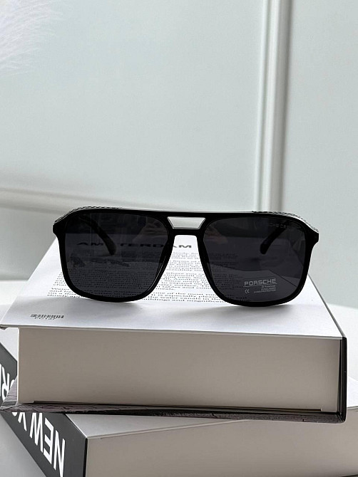 Чоловічі сонцезахисні окуляри Porsche Design з пластиковою оправою на середнє обличчя Київ - фото 7