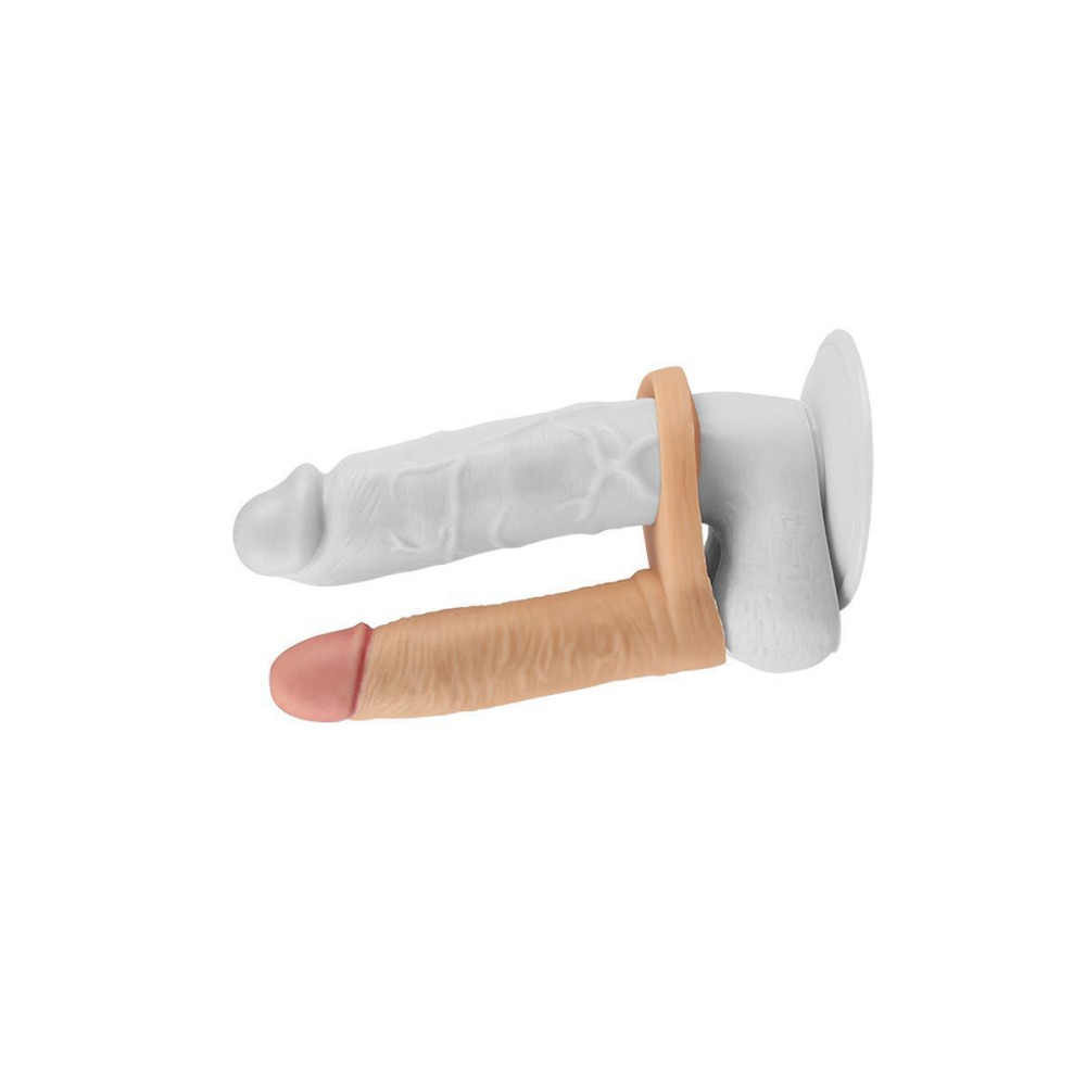 Насадка на член 5.8 The Ultra Soft Double Vibrating Sex Aura Киев - изображение 3