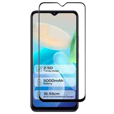 Стекло защитное BeCover Vivo Y02/Y02A Black (709275) Винница